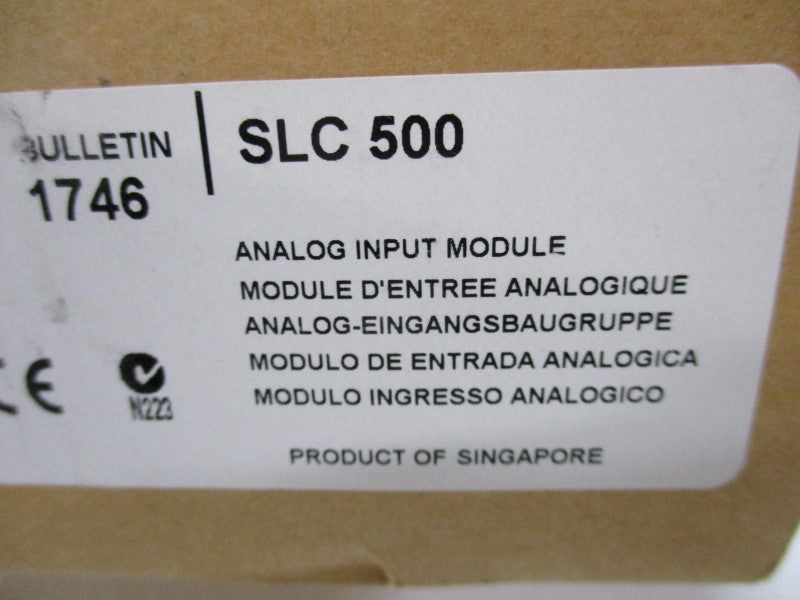 ALLEN BRADLEY 1746-NI8 INPUT MODULE SER. A F/W 2.0 DATE:2009 * FACTORY SEALED *