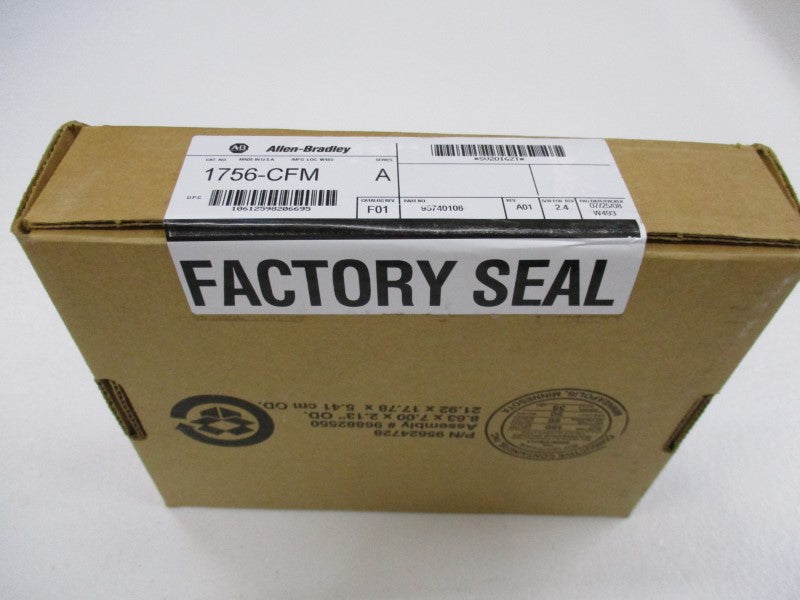 ALLEN BRADLEY 1756-CFM MODULE SER. A F/W 2.4 DATE: 2008 * FACTORY SEALED *