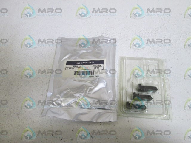 YOKOGAWA B9902AN GREEN PEN CARTRIDGE (PKG OF 3) *NEW NO BOX*