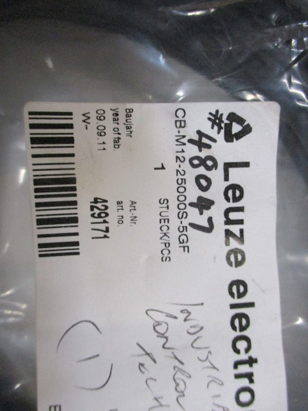 LEUZE CB-M12-25000S-5GF * NEW IN FACTORY BAG *