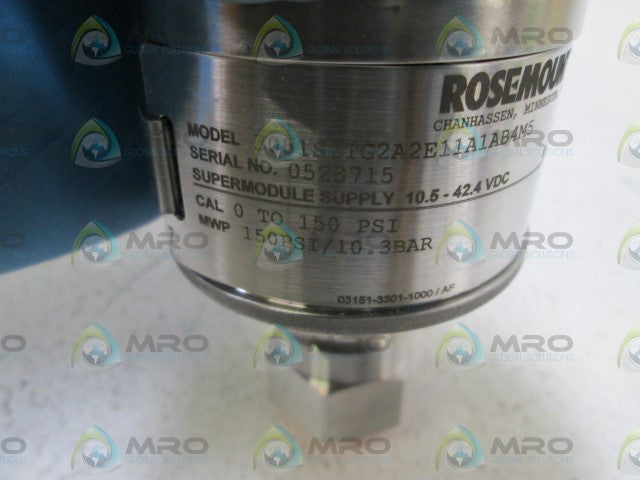 ROSEMOUNT PRESSURE TRANSMITTER 3051S2TG2A2E11A1AB4M5 *NEW NO BOX*