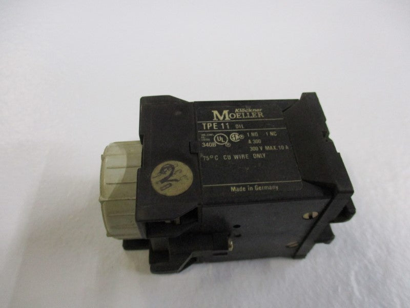 KLOCKNER MOELLER TPE11DIL * USED *