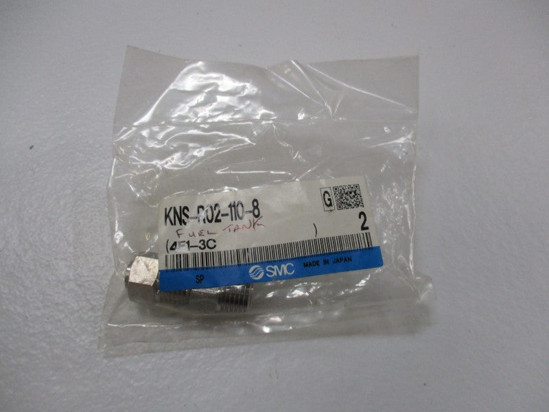 SMC KNS-R02-110-8  (PKG OF 2) * NEW IN FACTORY BAG *