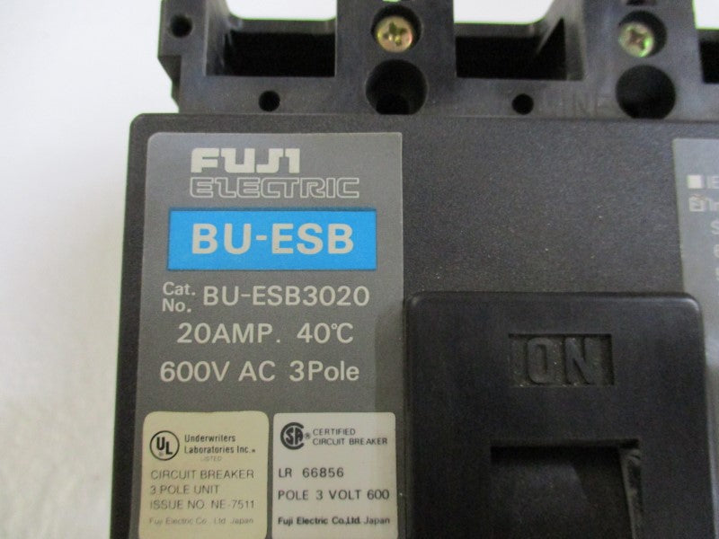 FUJI ELECTRIC BU-ESB3020 600VAC 20A NSNP