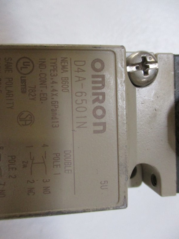 OMRON D4A-6501N (MISSING ACCESSORIES) * NEW NO BOX *
