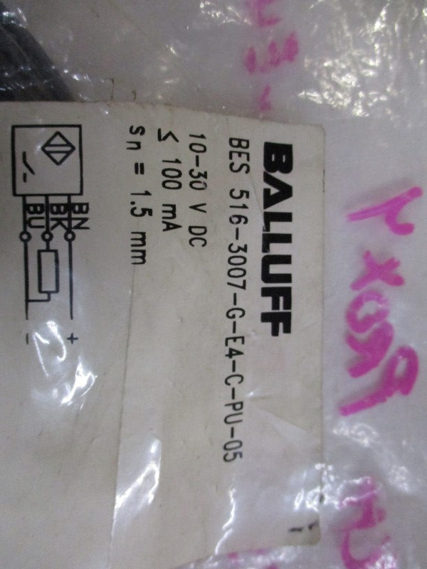BALLUFF BES516-3007-G-E4-C-PU-05 * NEW IN FACTORY BAG *