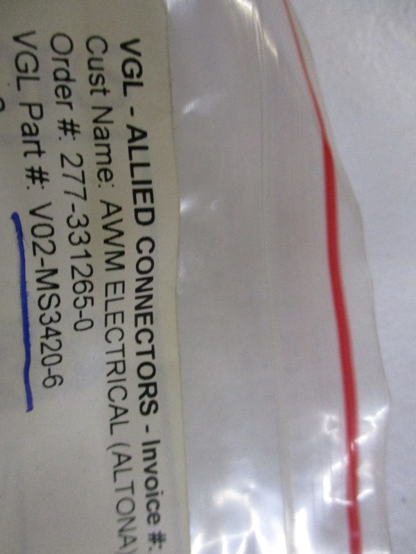 VGL V02-MS3420-6 * NEW IN FACTORY BAG *