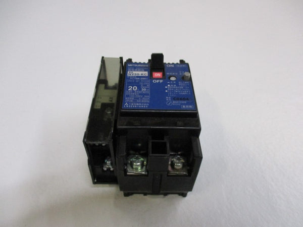 MITSUBISHI NV50-KC CIRCUIT BREAKER 20A 100-200V  NSNP