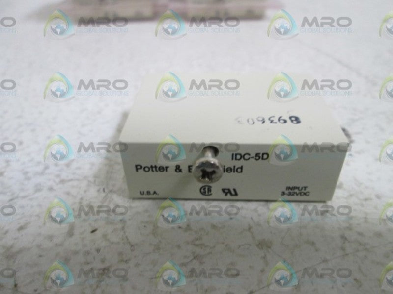 POTTER & BRUMFIELD IDC-5D INPUT MODULE *NEW NO BOX*