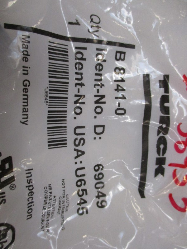 TURCK B8141-0 * NEW IN FACTORY BAG *