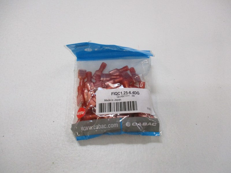 CABAC FIQC1.25-6.4DG (PKG OF 50) * NEW IN FACTORY BAG *