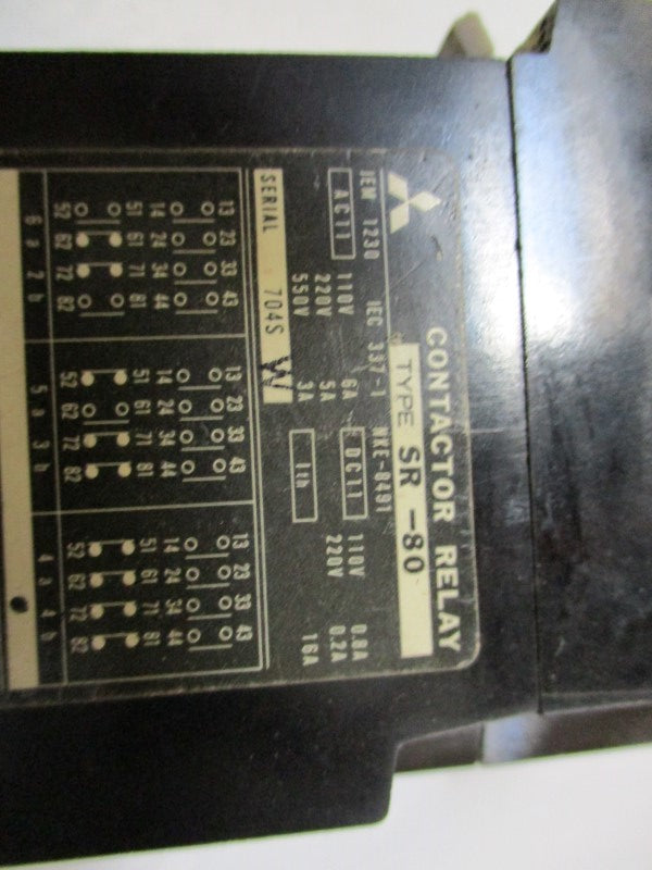 MITSUBISHI SR-80 110-120V 115-120V UNMP