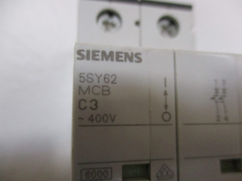 SIEMENS 5SY6203-7 CIRCUIT BREAKER 3A 400V NSNP