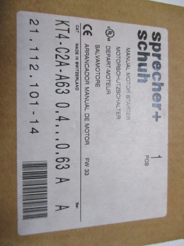 SPRECHER+SCHUH KT4-C2A-A63 NSMP