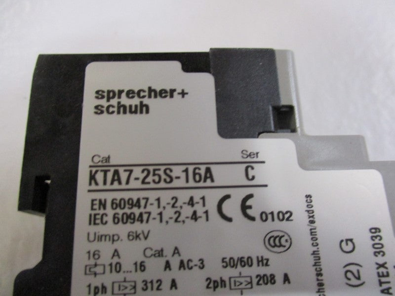 SPRECHER+SCHUH KTA7-25S-16A 10-16A NSMP