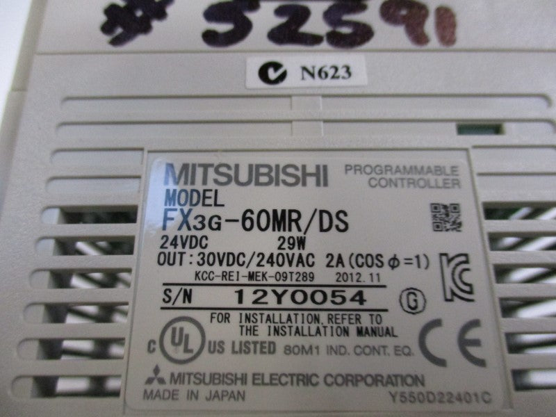 MITSUBISHI FX3G-60MR/DS NSMP
