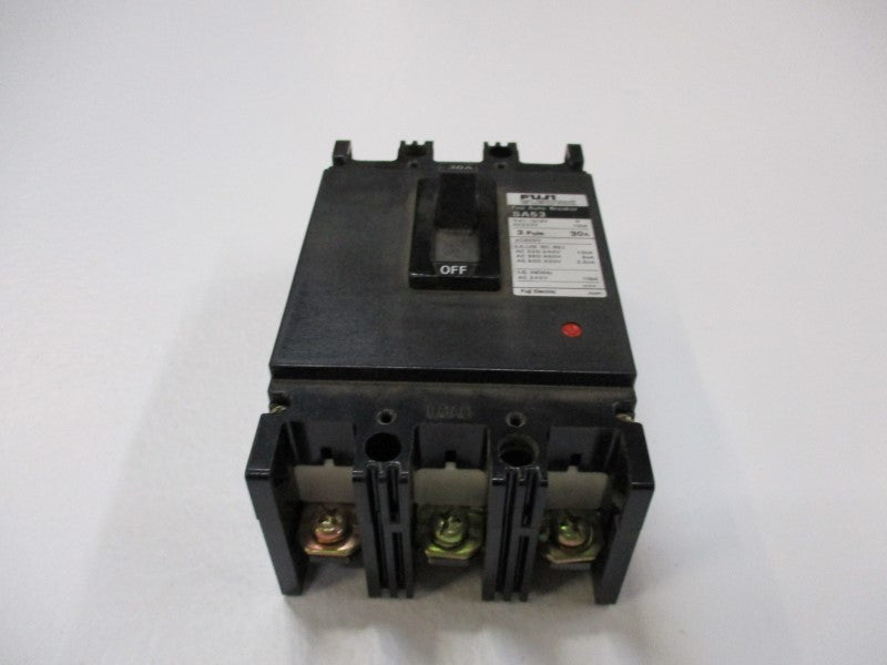 FUJI ELECTRIC SA53 CIRCUIT BREAKER 30A 220VAC NSNP