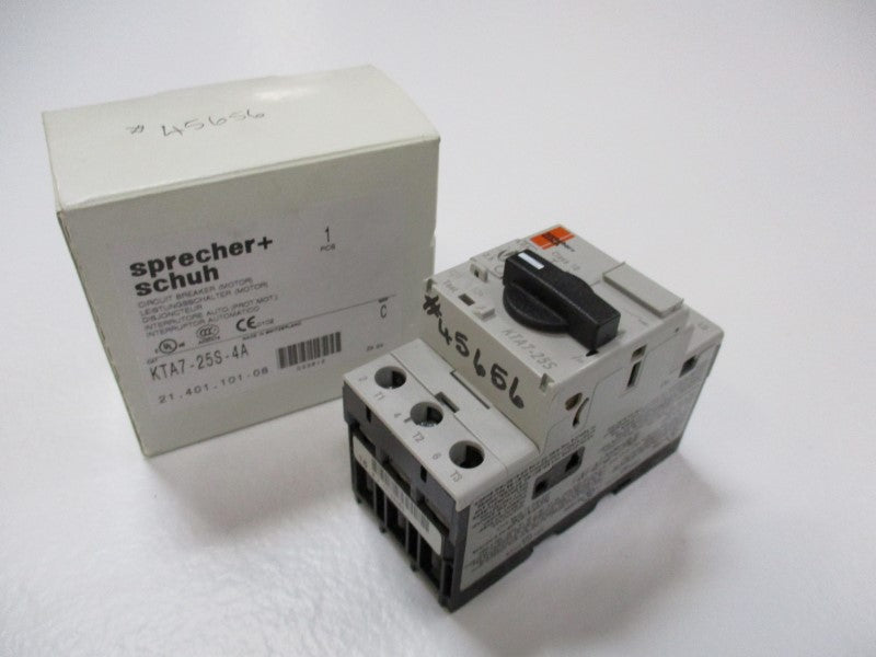 SPRECHER+SCHUH KTA7-25S-4A CIRCUIT BREAKER 2.5-4.0A NSMP