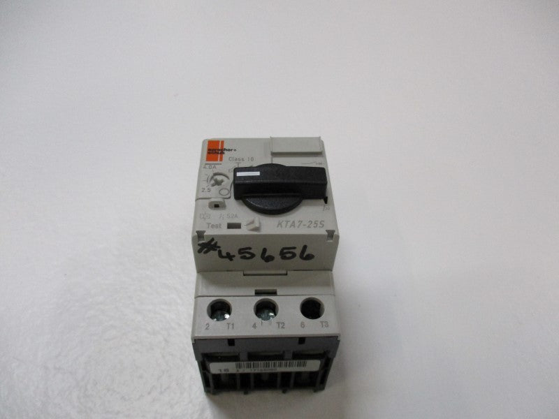 SPRECHER+SCHUH KTA7-25S-4A CIRCUIT BREAKER 2.5-4.0A NSMP