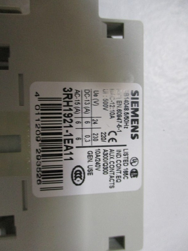 SIEMENS 3RH1921-1EA11 NSMP