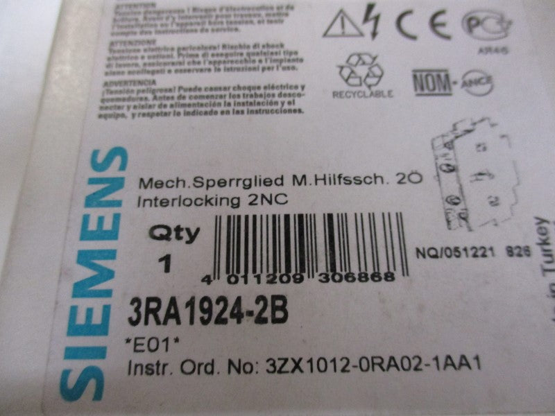 SIEMENS 3RA1924-2B NSMP