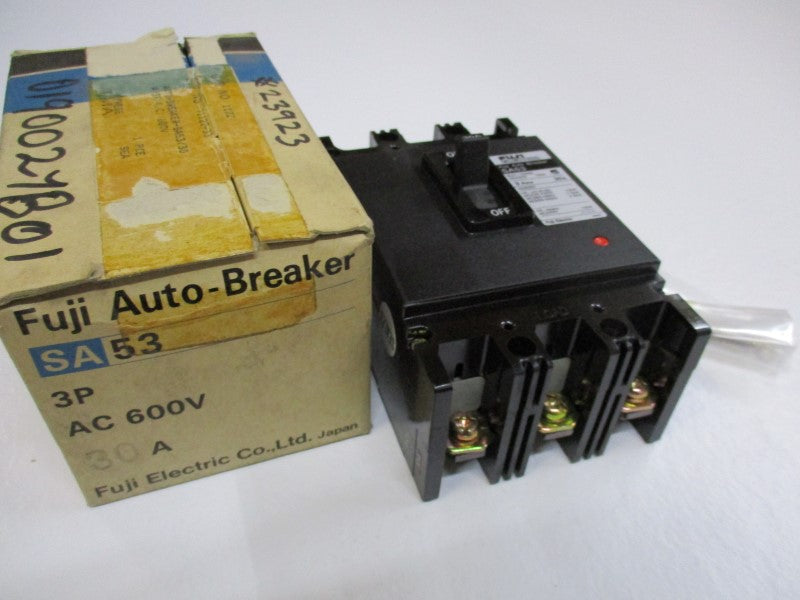 FUJI ELECTRIC SA53 CIRCUIT BREAKER 30A 220VAC NSMP