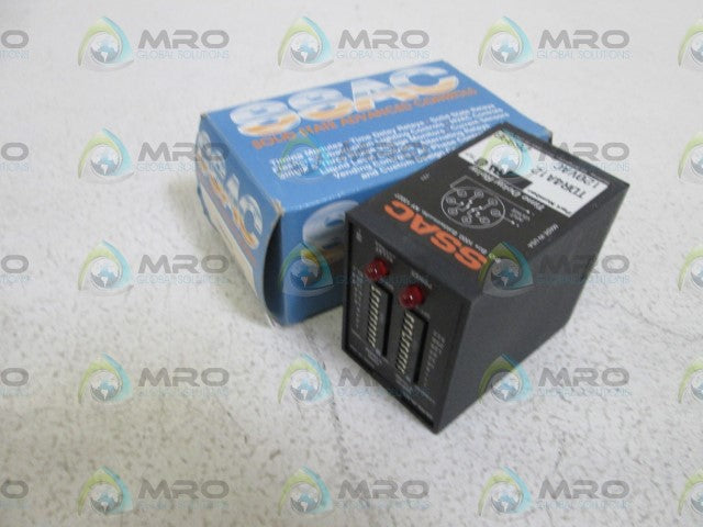 SSAC SOLID STATE ON/OFF TIMER 120VAC TDR4A12 *NEW IN BOX*