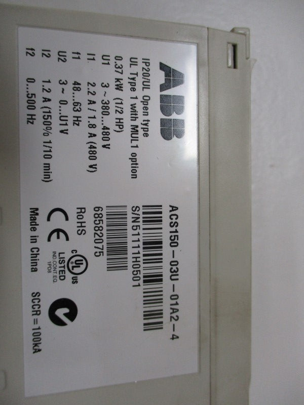 ABB ACS150-03U-01A2-4 NSMP