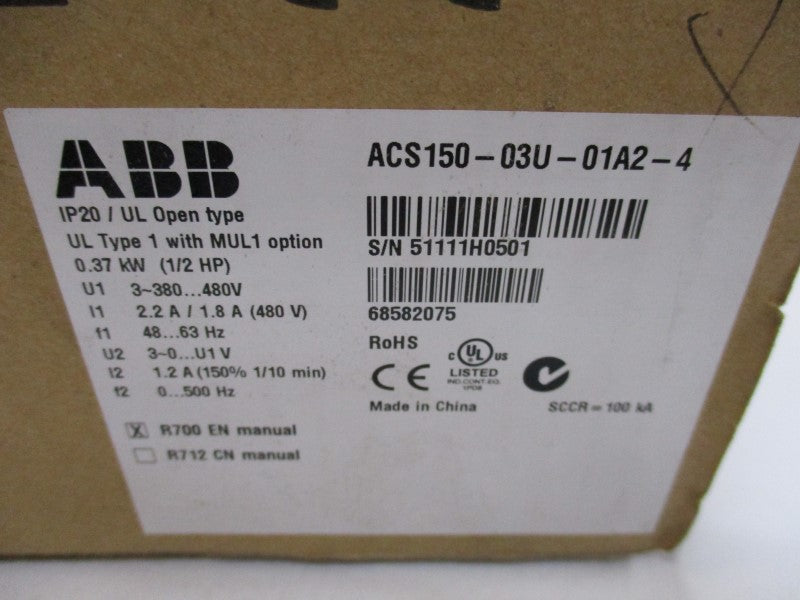 ABB ACS150-03U-01A2-4 NSMP