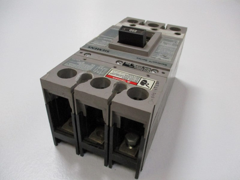 SIEMENS FXD63S250A CIRCUIT BREAKER 250A UNMP