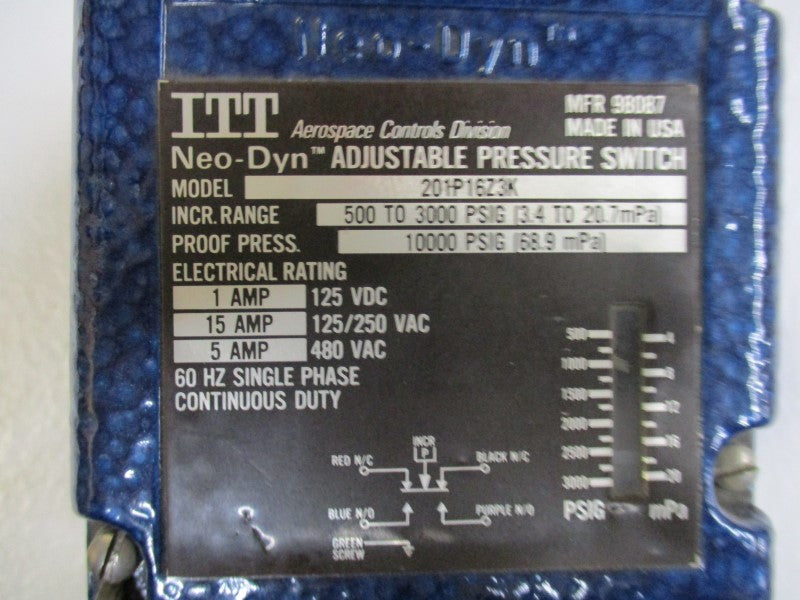 ITT 201P16Z3K UNMP