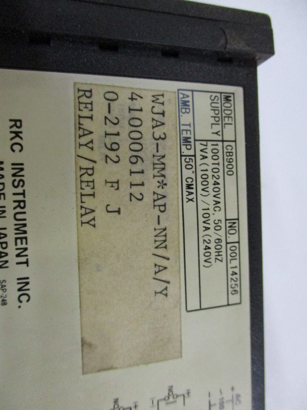 RKC WJA3-MM*AP-NN/A/Y CB900 UNMP