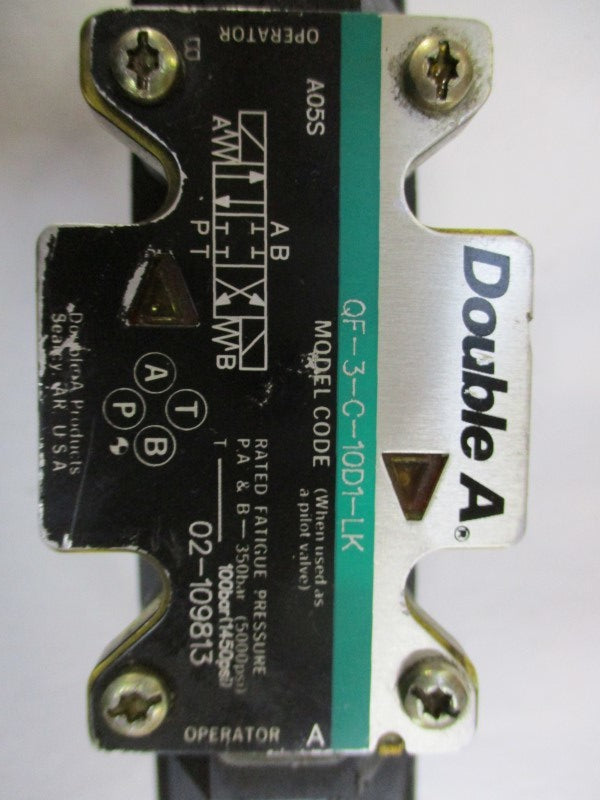 DOUBLE A QF-3-C-10D1-LK 02-109813 (AS PICTURED) UNMP