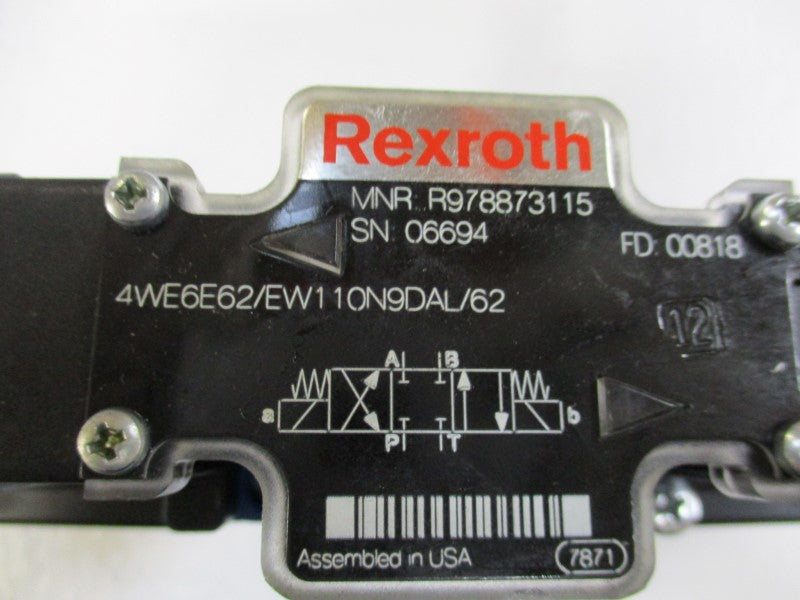 REXROTH 4WE6E62/EW110N9DAL/62 NSNP
