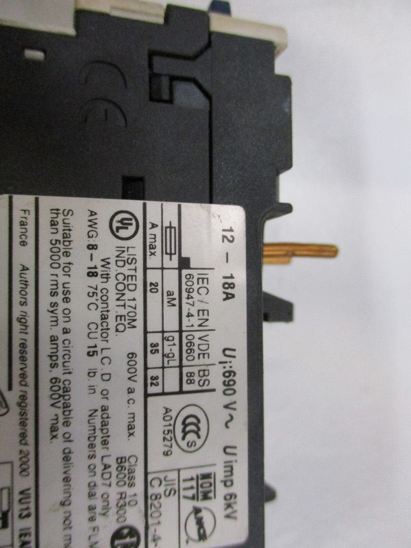 TELEMECANIQUE LRD21 UNMP