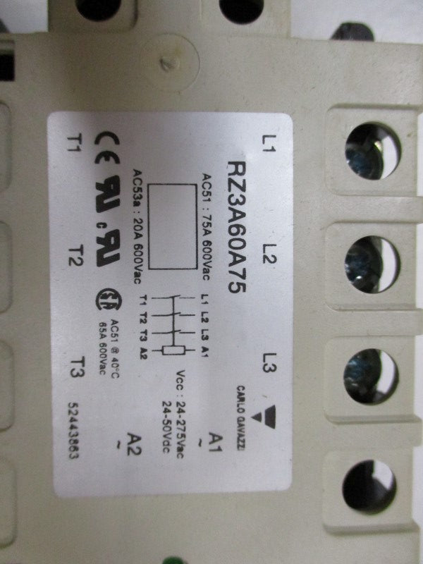 CARLO GAVAZZI RZ3A60A75 NSMP
