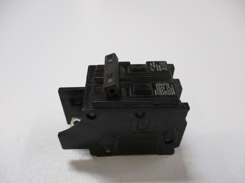 SIEMENS BQ2B050 CIRCUIT BREAKER 50A 120/240VAC (AS PICTURED) UNMP