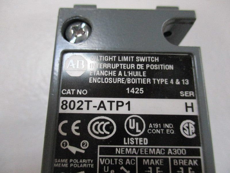 ALLEN BRADLEY 802T-ATP1 SER. H (BODY ONLY) NSNP