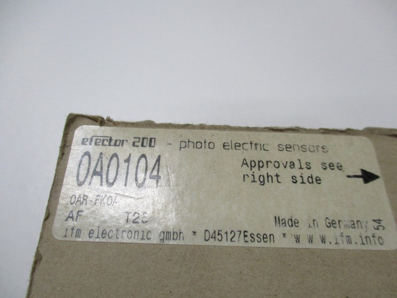 IFM EFECTOR OA0104 NSMP