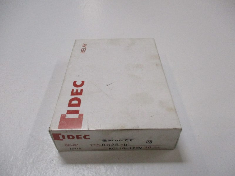 IDEC RH2B-U RELAY 110-120VAC (PKG OF 10) NSFS