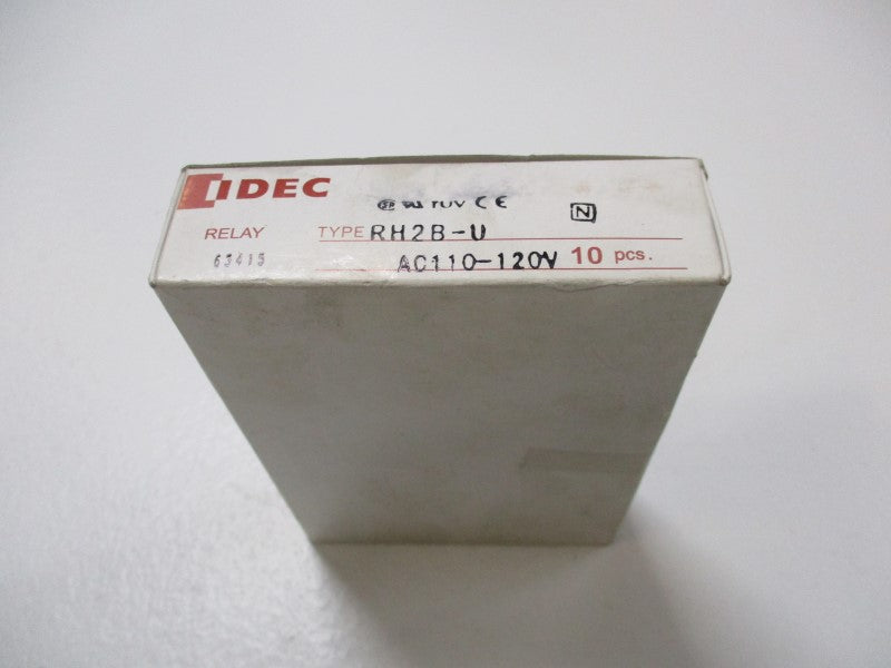 IDEC RH2B-U RELAY 110-120VAC (PKG OF 10) NSFS