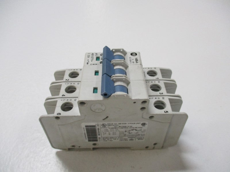 ALLEN BRADLEY 1489-A3C200 CIRCUIT BREAKER SER. A 20A 277V UNMP