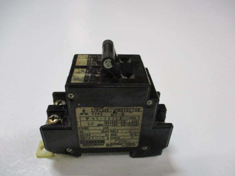 MITSUBISHI CP-B CIRCUIT BREAKER 10A 250V (AS PICTURED) UNMP