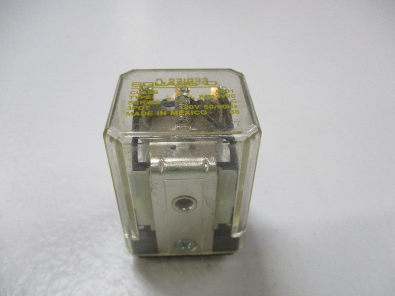 SQUARE D 8501-KU13V20 RELAY 120V 10A UNMP