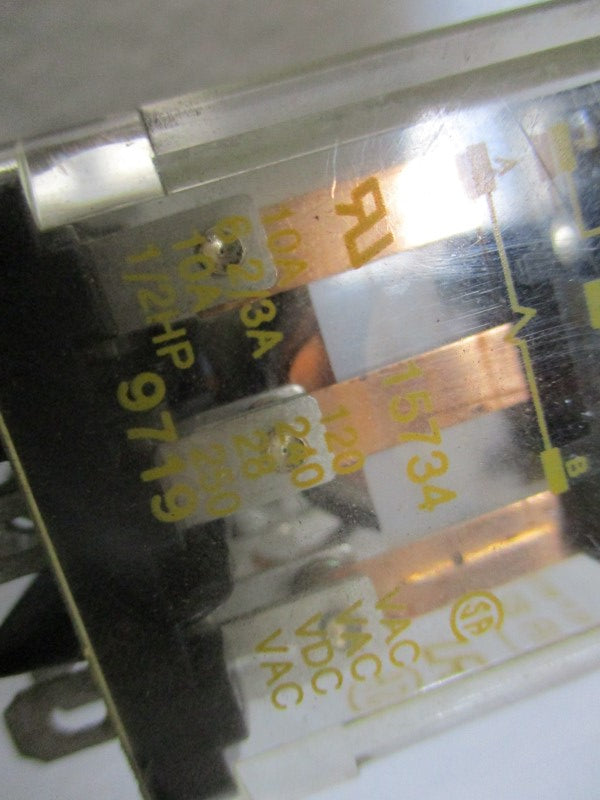 SQUARE D 8501-KU13V20 RELAY 120V 10A UNMP