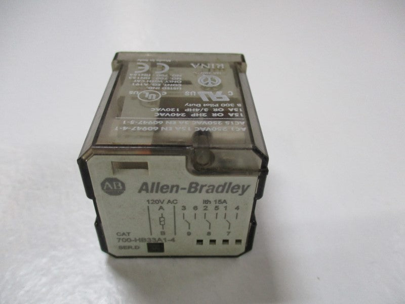 INDUSTRIAL SPARE PART 700-HB33A1-4 SER. D 120VAC 15A UNMP
