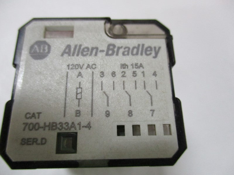 INDUSTRIAL SPARE PART 700-HB33A1-4 SER. D 120VAC 15A UNMP