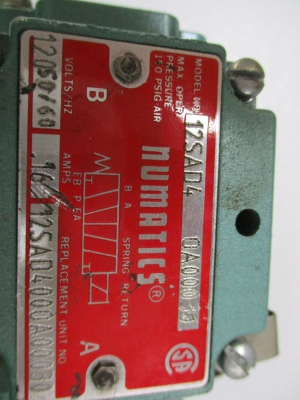 NUMATICS 12SAD40A00030 UNMP