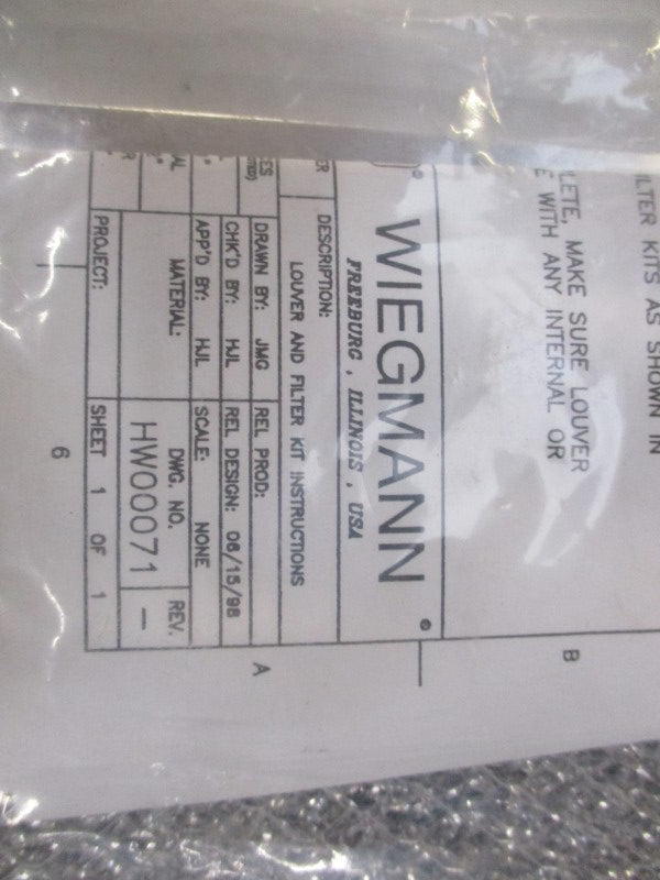 WIEGMANN HW00071 NSNP