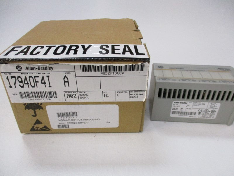 ALLEN BRADLEY 1794-OF4I ISOLATED ANALOG OUTPUT MODULE SER. A F/W F NSMP